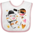 thumbnail image 3 of Inktastic Astronaut Valentine Outer Space Hearts Boys or Girls Baby Bib, 3 of 4