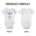 thumbnail image 3 of Everyone Loves an Israeli Girl Cute Baby Bodysuits Newborn Clothes (White, 6-12 Months), 3 of 5