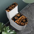 thumbnail image 3 of HELLHERO Toilet Protector Cover 2 Pack 17x21 Inches Adds Holiday Charm Holiday Dressing Halloween Pumpkins, 3 of 8