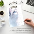 thumbnail image 4 of Acrylic Writing Board Silver 12.5*9 Inch Clipboards Transparent Acrylic Material Suitable For Office Classroom Teachers Fashion Bloggers Stationery Enthusiasts Lions on Green Grassland, 4 of 9