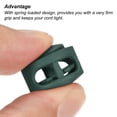 thumbnail image 4 of Cord Locks, Round Spring Toggle Stopper for Drawstring Bag Shoelaces, Sea Green 100 Pack, 4 of 5