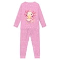 thumbnail image 4 of DISNIMO Salamander Pink Pajama Set for Kids Boys Long Sleeve Pajamas Size 7-8 Pj Pants Set Kids Pjs for Girls Pjs Sets Elastic Waist Long Top Girls Cute Sleep Wear Long, 4 of 7