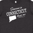 thumbnail image 4 of Inktastic Someone in Connecticut Loves Me Youth T-Shirt, 4 of 5