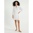 thumbnail image 6 of Joyspun Women’s Waffle Kimono Robe, Sizes S to 3X, 6 of 6