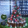thumbnail image 3 of JMEXSUSS 2 Pack Each 200 LED Solar String Lights Outdoor Waterproof, 66ft White Solar Fairy Lights with 8 Modes, Copper Wire Solar Lights for Patio Tree Garden Party Decorations, 3 of 6