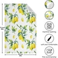 thumbnail image 3 of Dreamtimes Summer Lemon Fruit Leaves Kitchen Towels Dish Bar Tea Towel Dishcloths Set of 4 Super Absorbent Soft 18 x 28 inches, 3 of 7