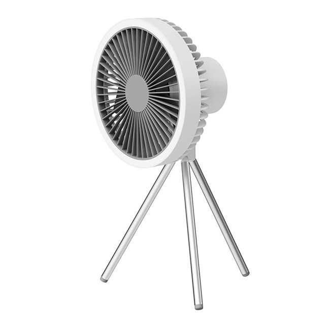 Cooling Fan Multifunctional Ring Night Light Rechargeable Summer Flexible Tripod Mini Fan for Dormitory