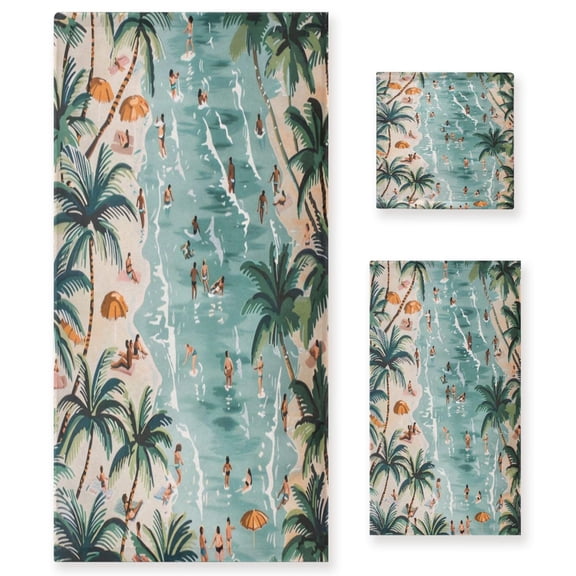 Three-Piece Towel Set Face Towel Towel Set Hand Towel Bath Towel Cotton Bath Towels Bath Towel Sets Hand Bath Towels Beach Swimming
