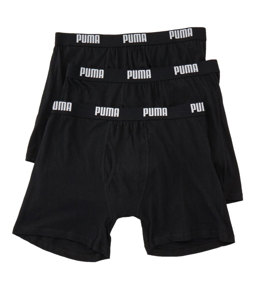 PUMA - Men's Puma PMCBB Core Performance 100% Cotton Boxer Briefs - 3 ...