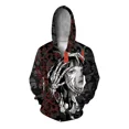 thumbnail image 2 of Sudaderas de otoño para hombre, ropa informal para hombre, sudaderas con cremallera, sudaderas con estampado de personajes Ai, ropa Y2k, sudaderas de moda para hombre, 2 of 5