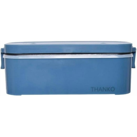 Rice Cooker, Small Size, For One Person, Super Fast Lunch Box Rice Cooker, White / Cherry / Indigo