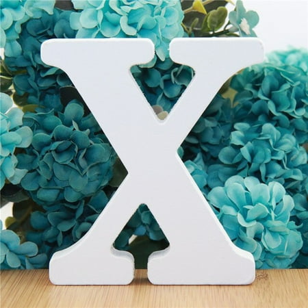 

Ornaments Wooden English Alphanumeric Ornaments Wooden Crafts DIY Letter Creativity 3.2 Inch Wooden Letter Wall Decoration