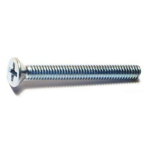 #8-32 x 1-1/2" Zinc Phillips Flat Head Machine Screws MSCFS-228 (80 pcs.)