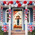 thumbnail image 5 of Cartoon Scarecrow Fall Banner Maple Leaves Autumn Decoration Hello Harvest for Seasonal Celebration Home Decor Outdoor Party, 5 of 9