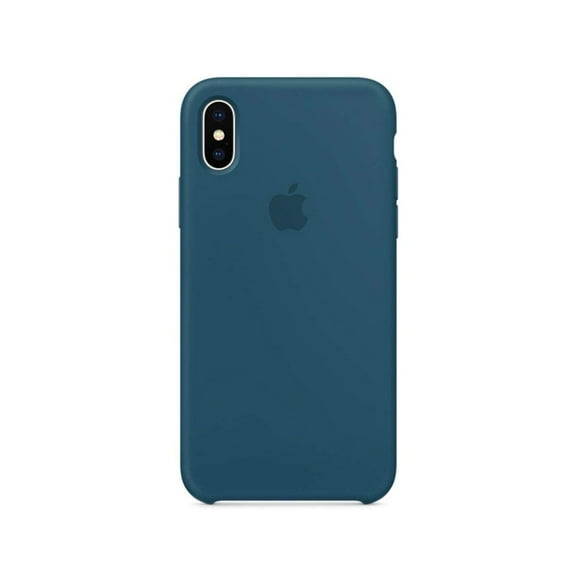 Restored Apple Silicone Case (for iPhone X) - Cosmos Blue (Refurbished)