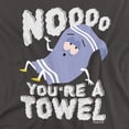 thumbnail image 2 of South Park Towlie Nooo You'Re A Towel Unisex Adult T Shirt (4X-Large) Charcoal, 2 of 6