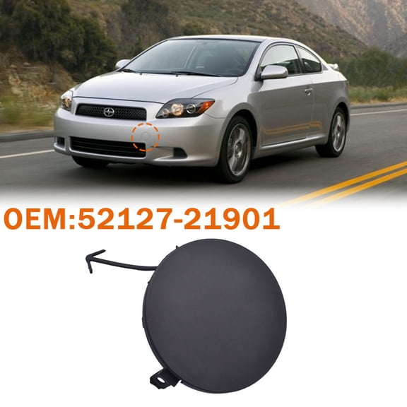 For SCION TC 2005-2010 Front Bumper Hole Tow Hook Cover Black OEM 52127-21901