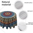 thumbnail image 4 of Round Tablecloth 60 inch, Boho Table Cloth, Mandala Waterproof Washable Polyester Wrinkle Resistant Table Cover for Kitchen Dining Table, Wedding, Buffet Parties and Camping, 4 of 6