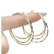 thumbnail image 1 of Aretes Arracadas De Aro Para Mujer Pendientes Chapados En Oro De 18k, 1 of 4