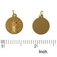 thumbnail image 2 of 18K Solid Yellow Gold Saint Raphael Archangel Medal (14 mm), 2 of 3