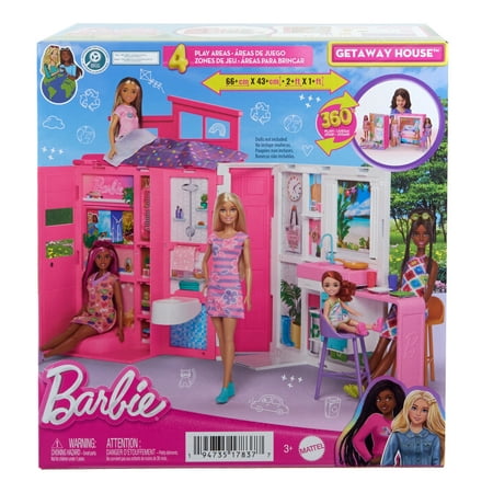 Barbie - Getaway House Playset with 1.5" Doll