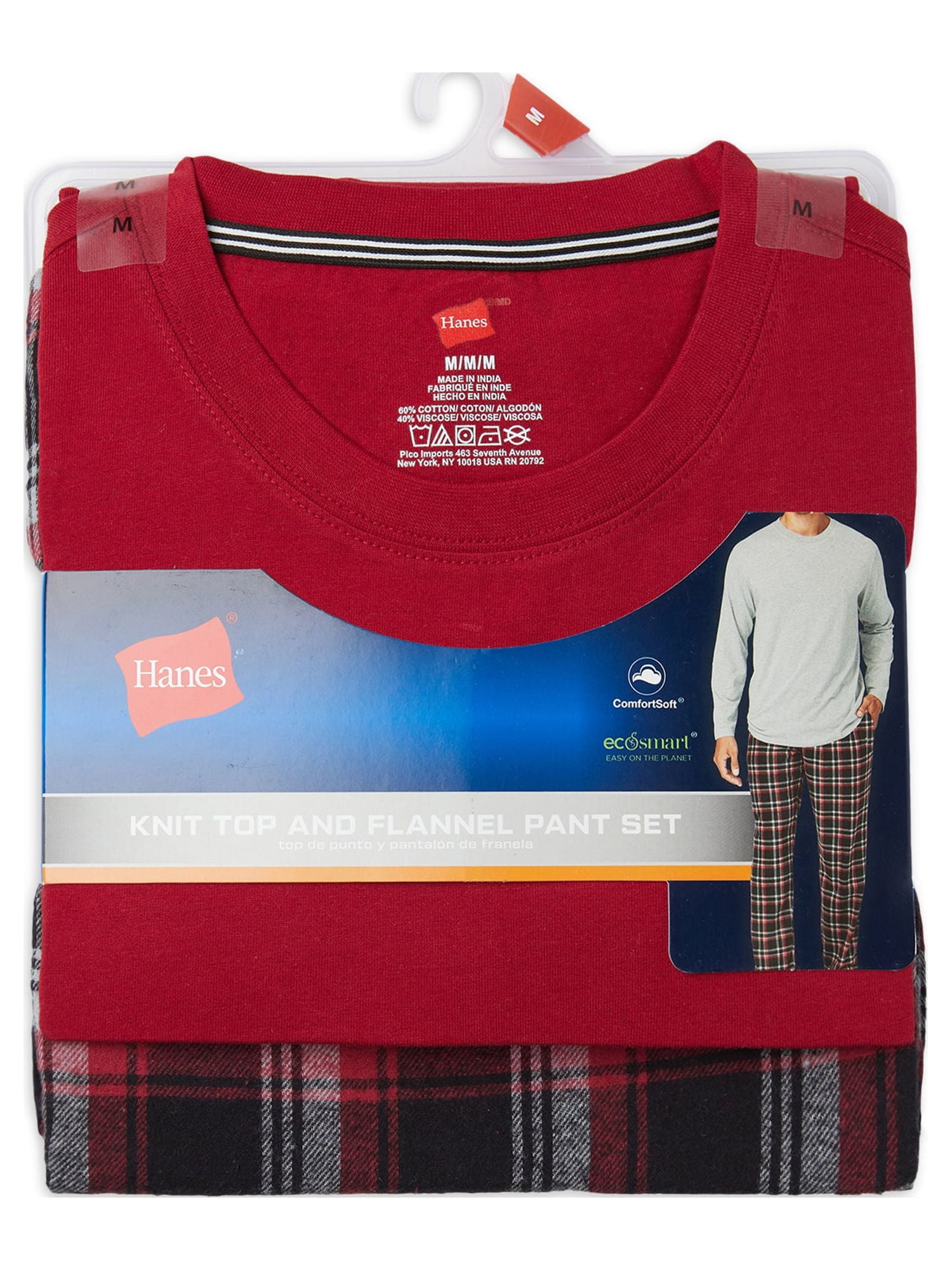 Hanes Men s and Big Men s Comfortsoft Long Sleeve Crew and Cotton