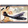 thumbnail image 1 of Vintage Sexy Pilot Lady Retro Placa de metal Placa de letrero de estaño para Pub Club Coffee Tmvgtek Para estrenar, 1 of 9