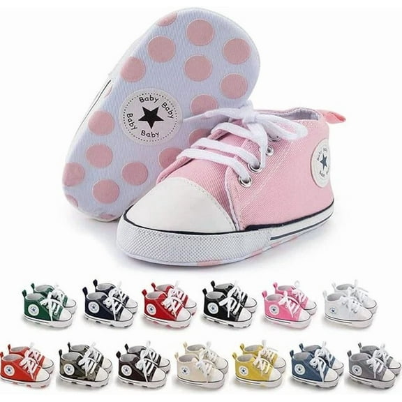 Baby Infant Classic Canvas Baby Shoes Boy/ Girl Soft Sole