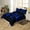 Navy Blue, variant on Erosebridal Purple Plaid Comforter Cover Twin,Futuristic Cubes Bedding Twin Size,Breathable Reversible Comforter Cover Twin,Buffalo Decoration,3-Piece(No Comforter)