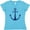 Aqua, variant on Inktastic Anchor Nautical Women's V-Neck T-Shirt