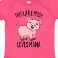 thumbnail image 4 of Inktastic This Little Piggy Loves Mama- cute Boys or Girls Baby Bodysuit, 4 of 5