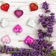 thumbnail image 6 of 36 Pack Valentines Heart Ornaments Bulk - Multi Finish Heart Shaped Hanging Decor for Home, Party, Valentine's Day, Wedding & Anniversary Decorations, 6 of 7