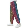 thumbnail image 4 of joogoo Rainbow Glitter Boys' Sweatpants Jogger Pants 5-6Y, 4 of 8