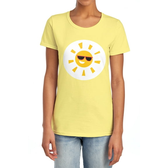 Care Bears: Unlock the Magic Funshine Bear Belly Women's T Shirt, Banana, 2X-Large