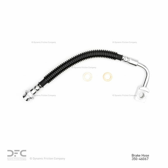 Rear Left Dynamic Friction Company Brake Line Hose 350-46067 For 2006-2011 Cadillac DTS