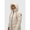 thumbnail image 4 of Marikoo Women's Long Winter Jacket with Hood - Weather-Resistant - Sahnekatzii XIV, 4 of 11