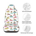 thumbnail image 3 of Lsque Yoga Dogs Poses Pattern Car Seat Covers for Front Seats , Waterproof Seat Covers for Cars, Sporty Front Seat Covers,Car Seat Cover Protector Front Seats, 3 of 5