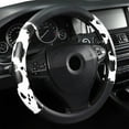 thumbnail image 1 of Fesfesfes Cute Universal Elastic Steering Wheel Cover Soft Breathable Non-Slip Car Steering Wheel Protector All-Season Fit for Cars SUVs Trucks Auto Interior Accessory, 1 of 6
