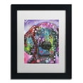 thumbnail image 2 of Trademark Fine Art "Purple Excitement" Canvas Art by Dean Russo, White Matte, Black Frame, 2 of 4