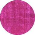 thumbnail image 1 of Ahgly Company Indoor Round Oriental Pink Industrial Area Rugs, 7' Round, 1 of 4