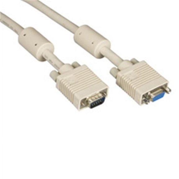 Black Box Network Services EVNPS06-0075-MM 75 ft. VGA Video Cable with Ferrite Core, Male - Beige