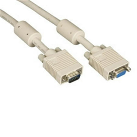 UPC: 0822088059769 | Black Box Vga Video Cable With Ferrite Core – Male/female  Beige  100-ft. (30.4-m) (EVNPS06-0100-MF)