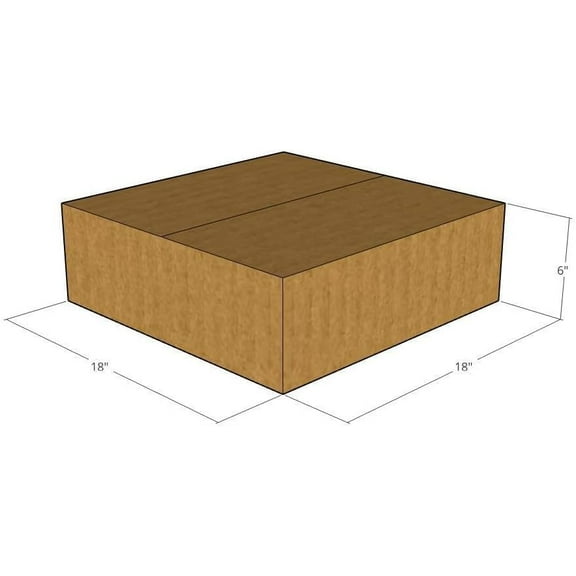 18" x 18" x 6" Corrugated Boxes 32 ECT (Pack of 5-18x18x6) | Quality Moving Boxes. Great for Shipping Boxes for Business, Office or Home.