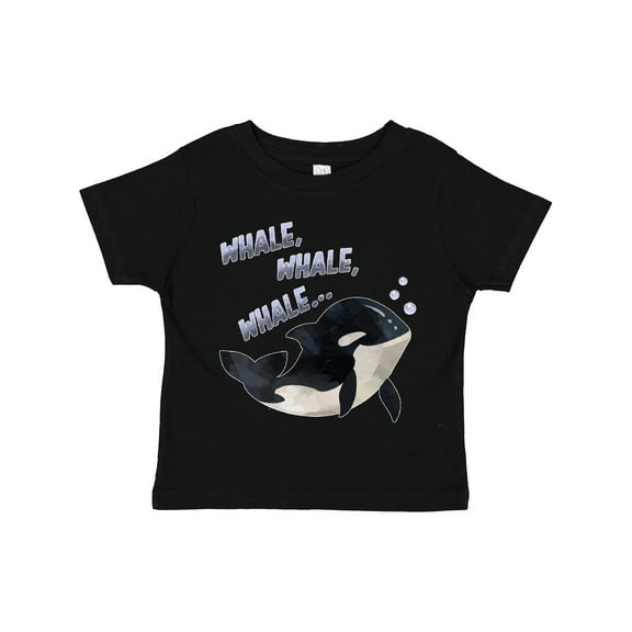 Inktastic Whale, Whale, Whale Cute Orca Pun Boys or Girls Toddler T-Shirt