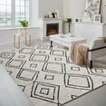 thumbnail image 2 of Shunda K Moroccan 5x8 Rugs for Living Room, Large Washable Area Rug Ultra-Thin Soft Carpet, Oriental Trellis Bedroom Rug Distressed Non Shedding Throw Rug for Living Dining Room Office (5x8ft, 04), 2 of 5