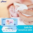 thumbnail image 5 of Mioszzi Baby Wipes, Plant-Based Non-Woven, 99.9% Water Infused, Aloe Vera Extract, Alcohol-Free, 8 Packs, 640 Total Wipes, 5 of 6