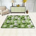 thumbnail image 2 of Dreamtimes Halloween Skulls Spider Area Rug, 36"x24" Día De Muertos Non-Slip Washable Indoor Door Mat, Absorbent Floor Mat for Bedroom Kitchen Entryway Bathroom, 2 of 7