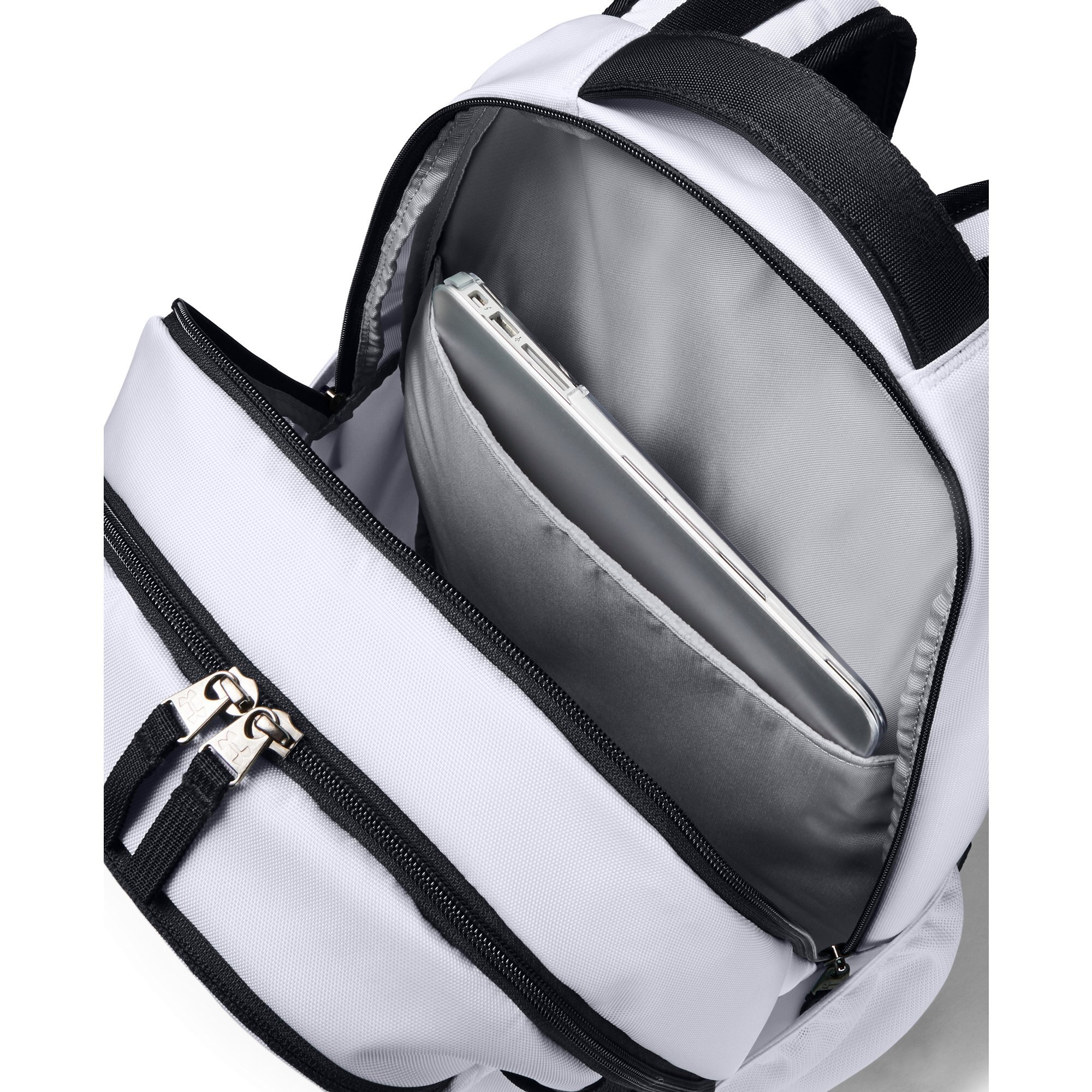 Under Armour Hustle Backpack, White - image 4 of 5