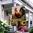 thumbnail image 4 of Bandera de jardín AOYEGO con forma de gallo cantando, 70 x 100 cm, poliéster, 4 of 5