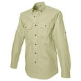 thumbnail image 2 of TAG Safari Men's Safari Long Sleeve Shirt w Chest Pockets (Stone, 3X-Large), 2 of 4